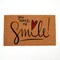 Natural Coir Door Mat with Non-Slip Backing, Indoor Outdoor Entry Doormat